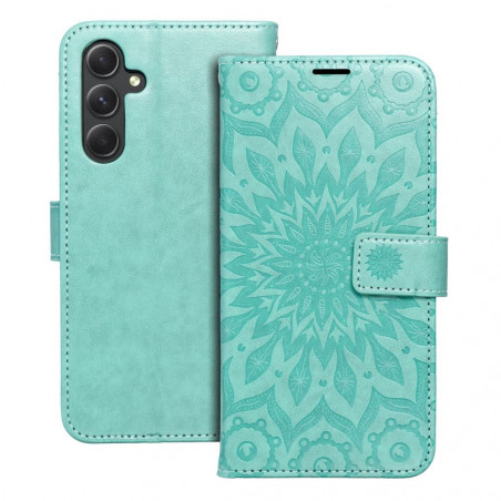 Samsung Galaxy A54 Portefeuilles MEZZO Book Mandala  Vert