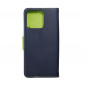realme Narzo 50A Portefeuilles Fancy Book Marine / Citron vert