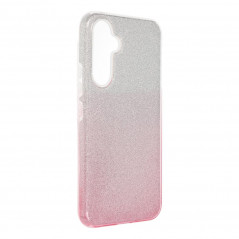 Samsung Galaxy A54 Coque Shining Transparent et rose