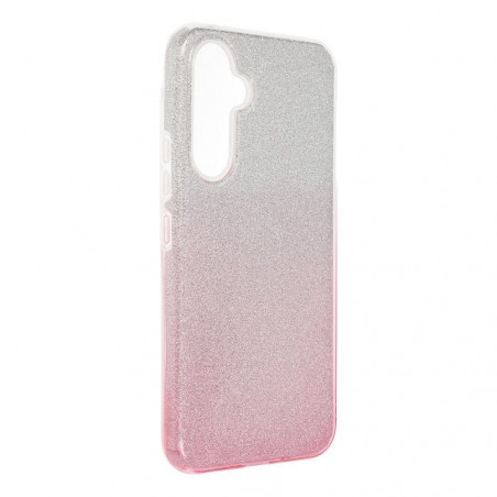 Samsung Galaxy A54 Coque Shining Transparent et rose
