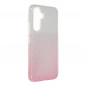 Samsung Galaxy A54 Coque Shining Transparent et rose