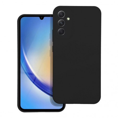 Samsung Galaxy A34 Coque Silicone Élégant  Noir
