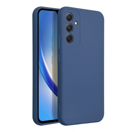 Samsung Galaxy A34 Coque Silicone Élégant  Bleu