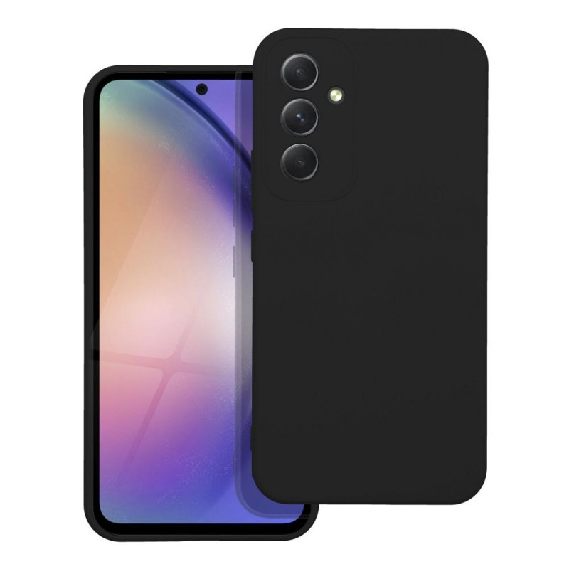 Samsung Galaxy A54 Coque Silicone Élégant  Noir