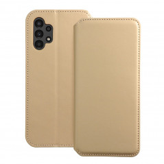 Samsung Galaxy A13 LTE Portefeuilles Dual Pocket book Or 