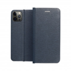 Samsung Galaxy A34 Portefeuilles LUNA Book Carbon Fibre de carbone, Élégant  Bleu