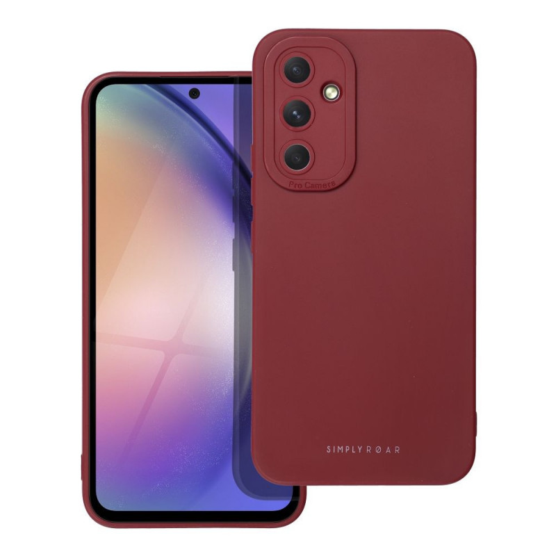 Samsung Galaxy A54 Coque Roar Luna Monochromatique, Élégant, Un accessoire esthétique  Rouge