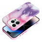 Apple iPhone 14 Pro Coque Leather Mag Cover Élégant  MagSAFE  Éclaboussure violette