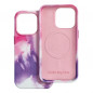 Apple iPhone 14 Pro Coque Leather Mag Cover Élégant  MagSAFE  Éclaboussure violette