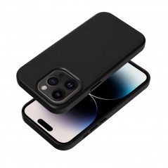 Apple iPhone 13 Pro Max Coque Leather Mag Cover Élégant  MagSAFE  Noir