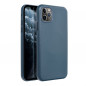 Apple iPhone XS Max Coque Leather Mag Cover Élégant  MagSAFE  Bleu indigo