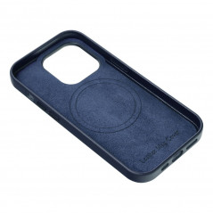 Apple iPhone XS Max Coque Leather Mag Cover Élégant  MagSAFE  Bleu indigo