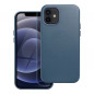 Apple iPhone 12 Coque Leather Mag Cover Élégant  MagSAFE  Bleu indigo