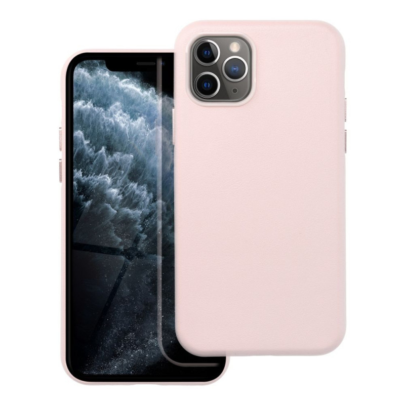 Apple iPhone 11 Pro Coque Leather Mag Cover Élégant  MagSAFE  Rose sable