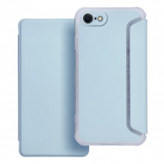 Apple iPhone SE 2022 5G Portefeuilles Piano Book Bleu clair