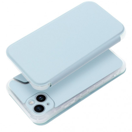 Apple iPhone 14 Plus Portefeuilles Piano Book Bleu clair