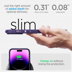 Apple iPhone 14 Pro Max Couverture durcie Spigen Armor Noir