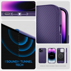 Apple iPhone 14 Pro Max Couverture durcie Spigen Armor Noir