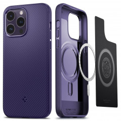 Apple iPhone 14 Pro Max Couverture durcie Spigen Armor Noir