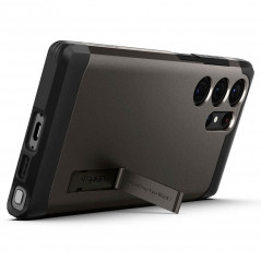 Samsung Galaxy S23 Ultra 5G Coque Spigen Tough Armor Gris bleuâtre foncé