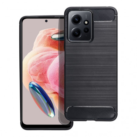 XIAOMI Redmi Note 12 4G Coque Carbon Élégant  Noir