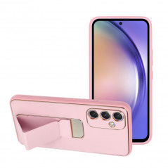 Samsung Galaxy A54 Coque LEATHER Case Kickstand Rose