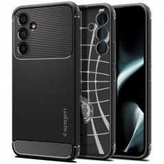 Samsung Galaxy A54 Coque Spigen Armor Fibre de carbone, Élégant  Noir