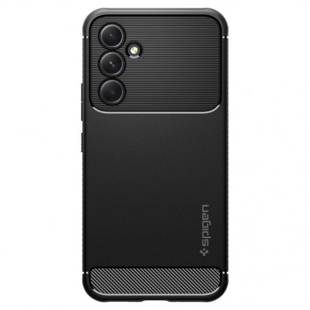 Samsung Galaxy A54 Coque Spigen Armor Fibre de carbone, Élégant  Noir