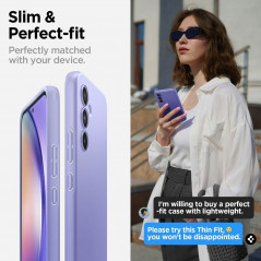 Samsung Galaxy A54 Coque Spigen Thin Fit Violet impressionnant