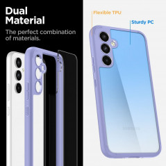 Samsung Galaxy A54 Coque Spigen Ultra Hybrid Clair comme du cristal  Violet impressionnant