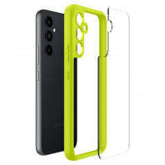 Samsung Galaxy A54 Coque Spigen Ultra Hybrid Clair comme du cristal  Vert citron