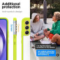 Samsung Galaxy A54 Coque Spigen Ultra Hybrid Clair comme du cristal  Vert citron