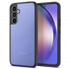 Samsung Galaxy A54 Coque Spigen Ultra Hybrid Clair comme du cristal  Noir mat