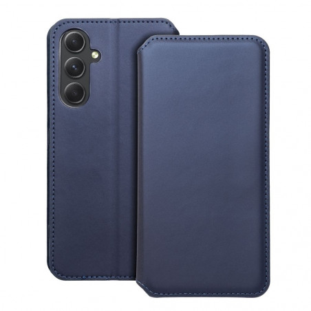 Samsung Galaxy A54 Portefeuilles Dual Pocket book Marine 