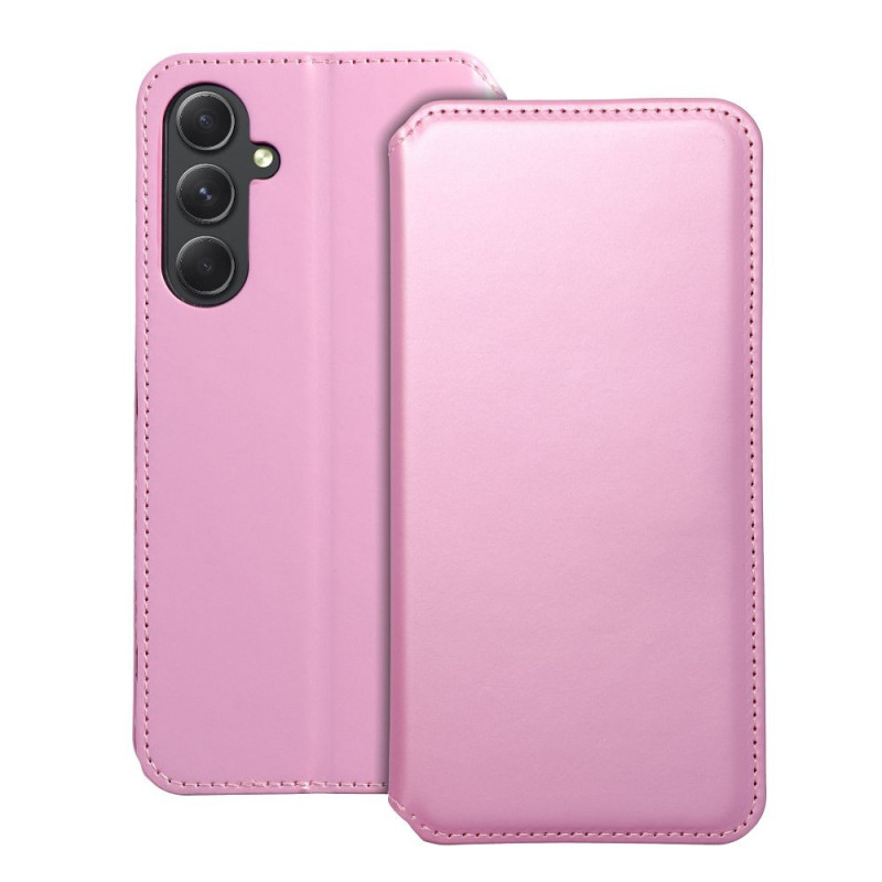 Samsung Galaxy A54 Portefeuilles Dual Pocket book Rose clair 