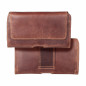 Samsung Galaxy A71 LTE Etui universel, Étuis horizontaux, Étui de ceinture ROYAL Crazy Horse Brun 