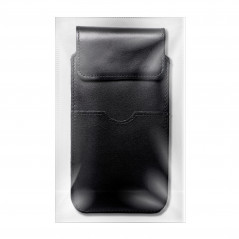 Apple iPhone 11 Etui universel, Étui de ceinture ROYAL - Leather universal flap pocket Noir 