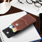 XIAOMI Redmi Note 10 Pro Etui universel, Étui de ceinture ROYAL - Leather universal flap pocket Brun 