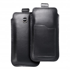 Apple iPhone 11 Etui universel, Étui de ceinture ROYAL - Leather universal flap pocket Noir 