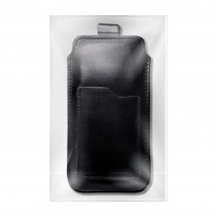 XIAOMI Redmi Note 10 Pro Etui universel, Étui de ceinture ROYAL - Leather universal flap pocket Noir 