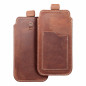 Apple iPhone 11 Etui universel, Étui de ceinture ROYAL - Leather universal flap pocket Brun 