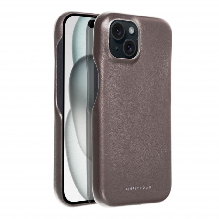 Apple iPhone 15 Coque Roar Look Gris