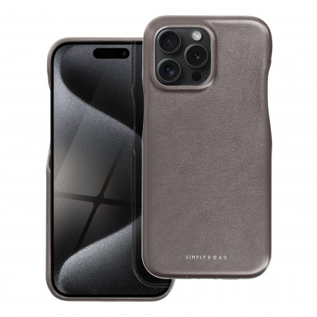 Apple iPhone 15 Pro Max Coque Roar Look Gris