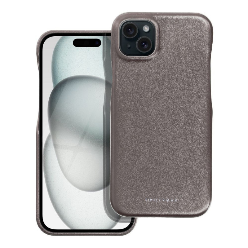 Apple iPhone 15 Plus Coque Roar Look Gris