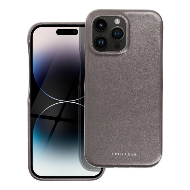Apple iPhone 14 Pro Max Coque Roar Look Gris