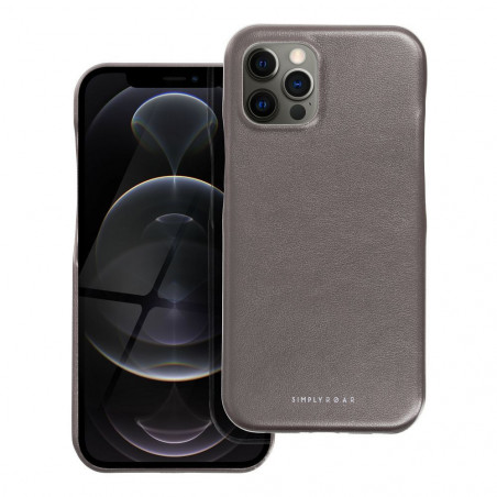 Apple iPhone 12 Pro Max Coque Roar Look Gris