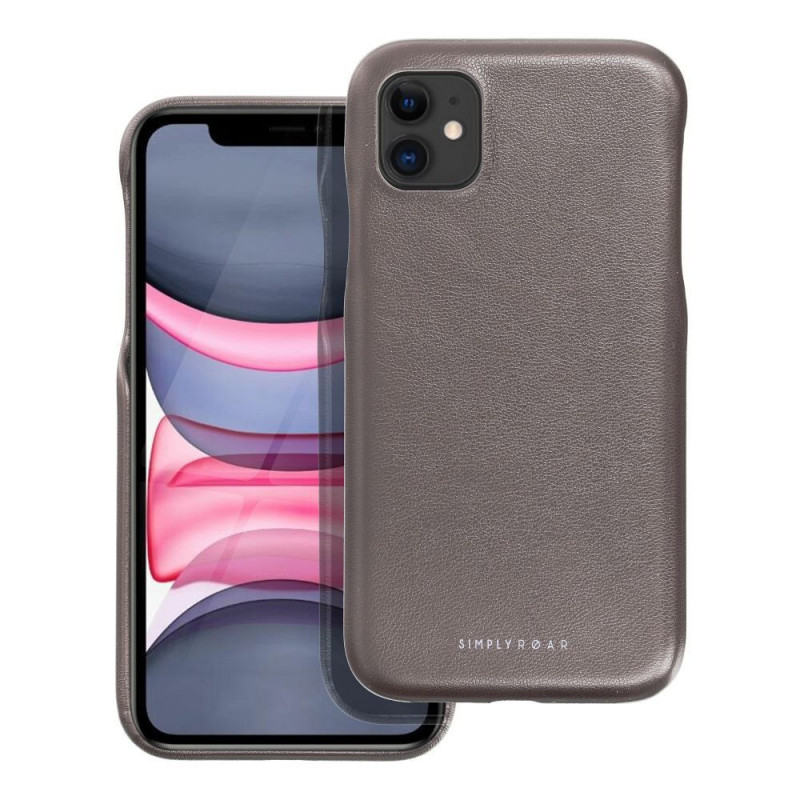 Apple iPhone 11 Coque Roar Look Gris