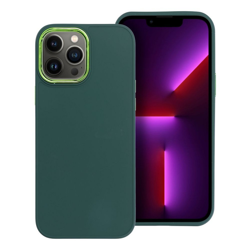 Apple iPhone 13 Pro Max Coque FRAME Élégant  Vert
