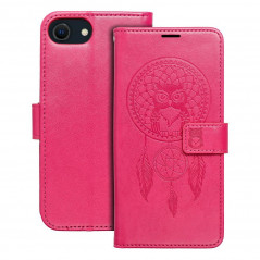 Apple iPhone SE 2022 5G Portefeuilles MEZZO Book Capteurs de rêve  Magenta