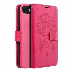 Apple iPhone SE 2022 5G Portefeuilles MEZZO Book Capteurs de rêve  Magenta